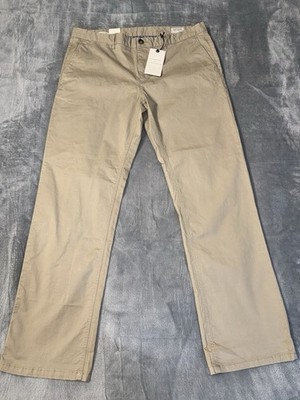 7 Diamonds Mens Straight Fit Chino Khaki Pants Sz 35x32 NWT