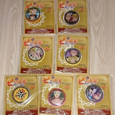 The Seven Deadly Sins Pin Badge Set Revival of the Commandments 7pc