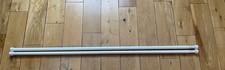 Bundle - 2 x IKEA - BEKRÄFTA White Curtain Rods Extendable 115cm COLLECTION ONLY