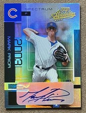2003 Playoff Absolute Spectrum Autograph /50 Mark Prior #109 Chicago Cubs Auto