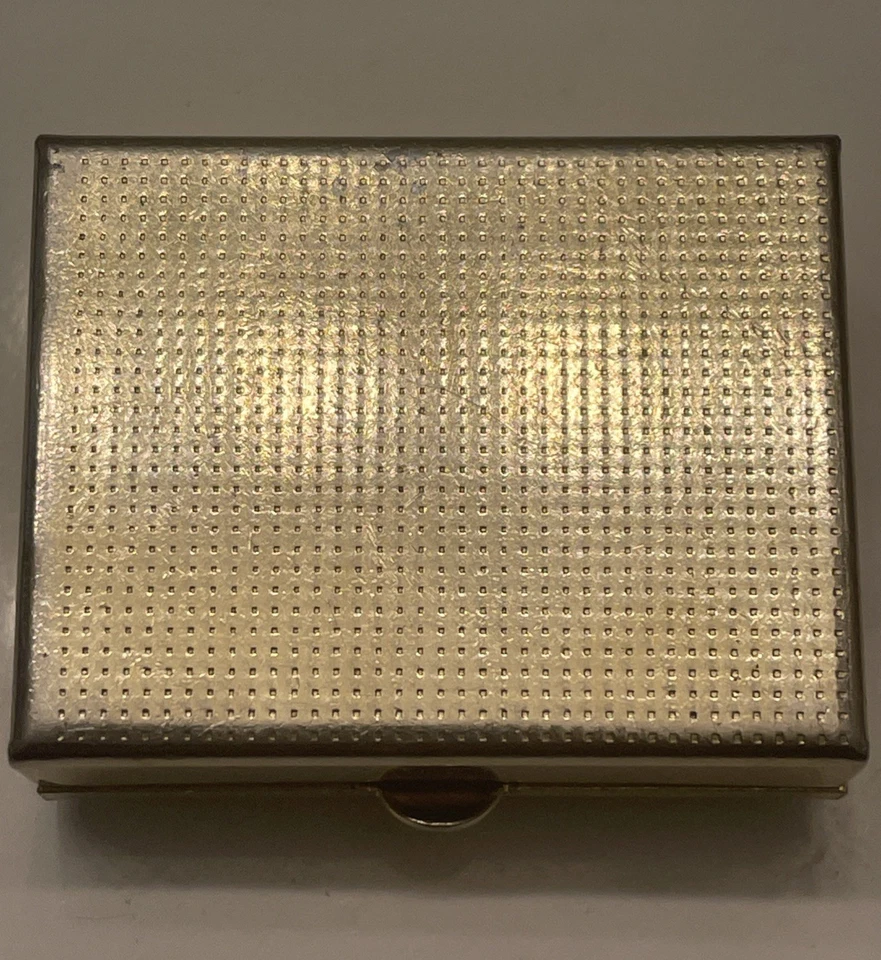 Pastillero vintage de diseño Etienne Aigner cuero granate 2 compartimentos baratijas Foto 3 de 4