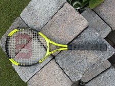 Wilson Tennis Racquet Titanium 3 Soft Shock Black And Yellow Next Day Shipping