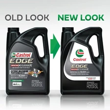 Castrol EDGE High Mileage 5W-20 Advanced Full Synthetic Motor Oil, 5 Quarts