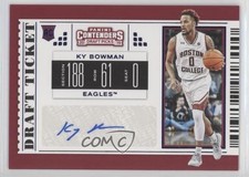 2019 Panini Contenders Draft Picks College Ticket Blue Foil Ky Bowman Auto 0fo6