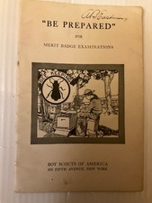 Bee Keeping Merit Badge Book 1920 White Cover Edition Boy Scout Advancement