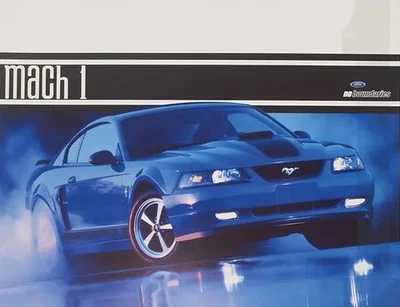 2003-2004 Mustang MACH 1 Hero Card Sales Brochure * Mint * Ships FREE to USA! - Bild 1 von 4