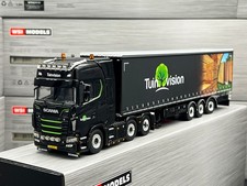 Scania S highline 6x2 tridec curtainside trailer  "Tuinvision" WSI truck models