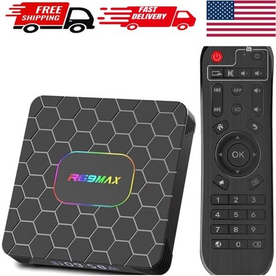 MAX Android 14 TV Box 2025 - Smooth 8K Streaming, WiFi 6 & Expandable Storage