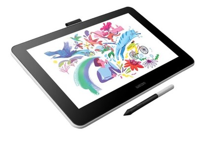 One HD Creative Pen Display, Drawing Tablet with Screen, 13.3'' Graphics Monitor;