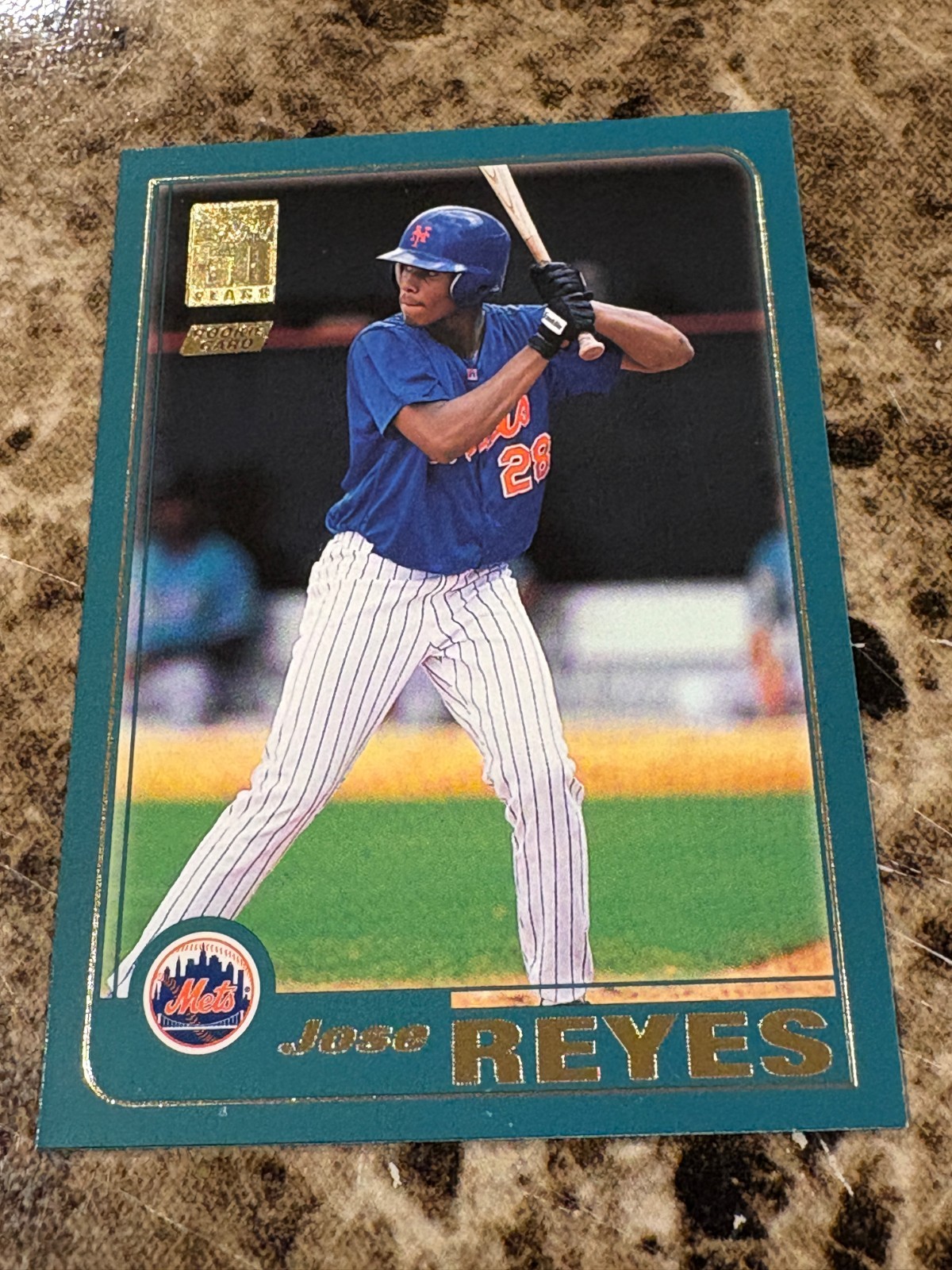 JOSE REYES 2001 Topps Traded #T242 Mets Rookie