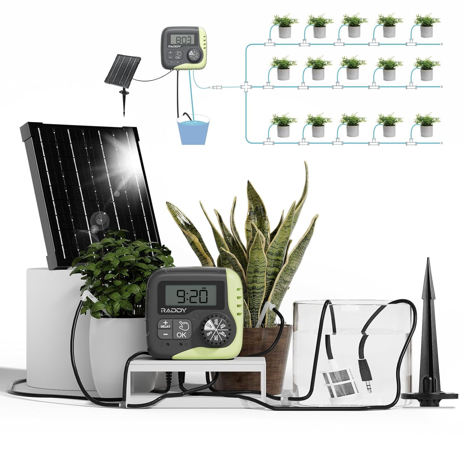 Kit WS-1 Irrigazione Solare: Parti Sereno, al Giardino ci pensa Lui
