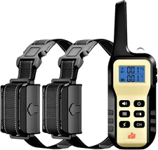 1100 Yard Long Range Remote Dog Shock Collar Automatic Bark Control with Correct