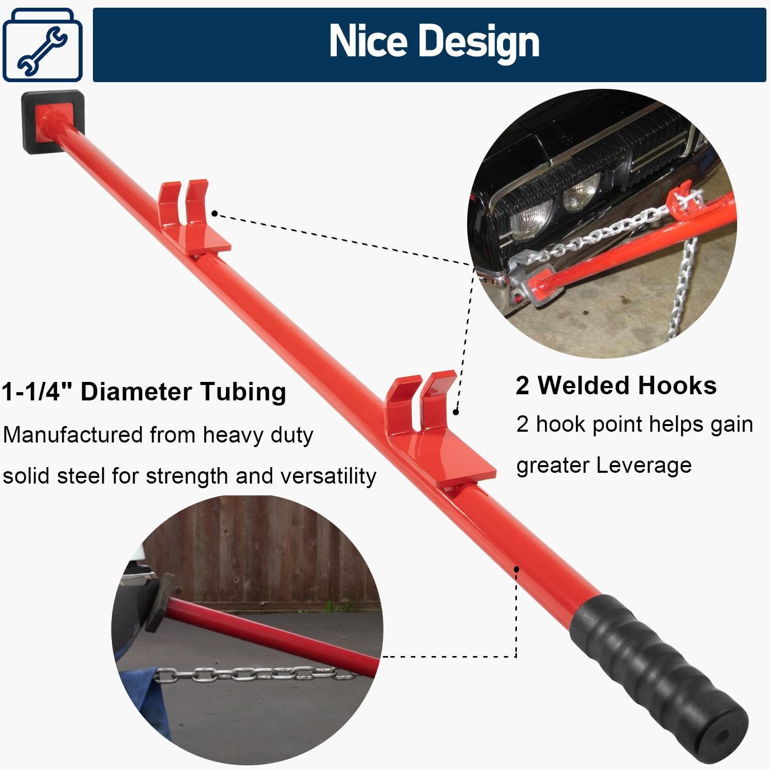 Auto Body Alignment Bar 77175 for Car Panel Bumper Alignment Repair Tool 52in