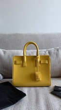Saint Laurent Sac de Jour Nano Yellow Excellent Condition RRP £1950