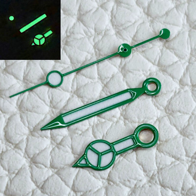 Green Edge Luminous Watch Hands Mod for NH35 NH36 NH38 Movement