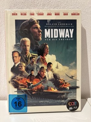 Midway - Für die Freiheit | 4K UltraHD + Blu-ray Mediabook | NEU & OVP | 348/999