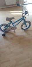 Kids 14-inch Blue Bicycle with Removable Stabilisers for Children