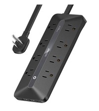 Anker Power Strip with Multiple Outlets 8AC 2 USB A 2 USB C Ports for 35W 5ft