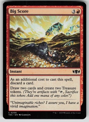 Big Score Normal C Commander: Tarkir: Dragonstorm 206 NM