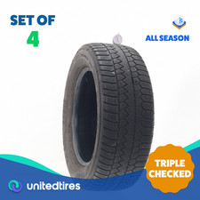 Set Of 4 Used 25560r18 Goodyear Eagle Enforcer All Weather 108v - 6-6.532