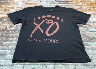 The Weekend Shirt Mens Large After Hours XO Streetwear Tour Album Black