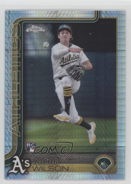 2025 Topps Chrome Prism Refractor Jacob Wilson #96 1i72