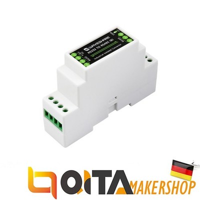 WaveShare RS232 zu RS485 Konverter (B) Active Digital Isolator Rail-Mount