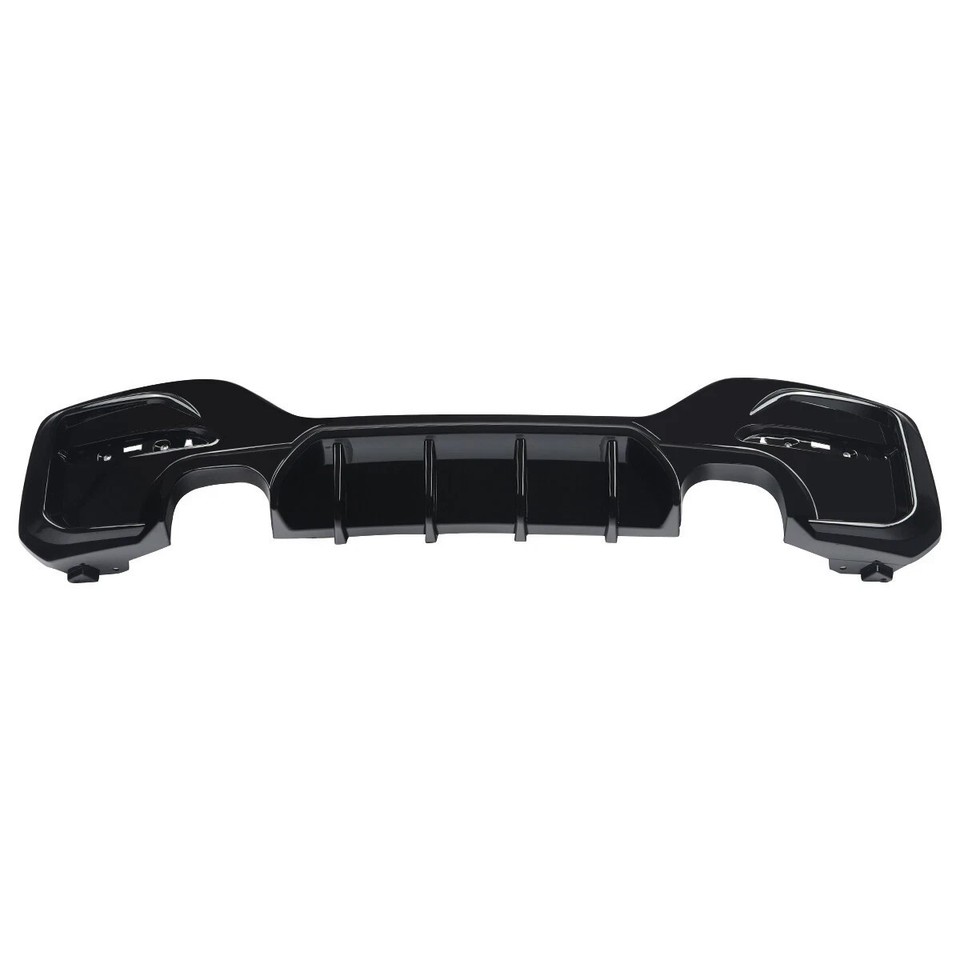 BMW F20 F21 M Sport Rear Bumper Lip Diffuser Gloss Black Aero M135i ...