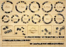 Bead Boards for Jewelry Making, Thicken Bamboo Beading Board for Jewelry Bracele