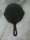 Vintage Griswold No. 3 709B cast iron skillet Large block logo Erie PA
