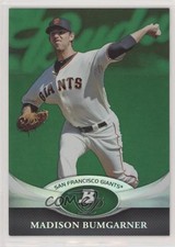 2011 Bowman Platinum Green Madison Bumgarner #33 0b3