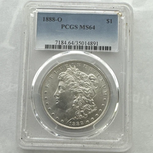 1888 O Morgan Silver Dollar PCGS MS64
