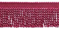 "DÉCopro 2 1/2\" Bullionfransenbesatz, Farbe# E10D4 - Dunkel Himbeerrot [5 Yards]"