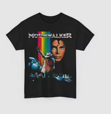 Michael Jackson Moonwalker Movie T Shirt Unisex Heavy Cotton Tee