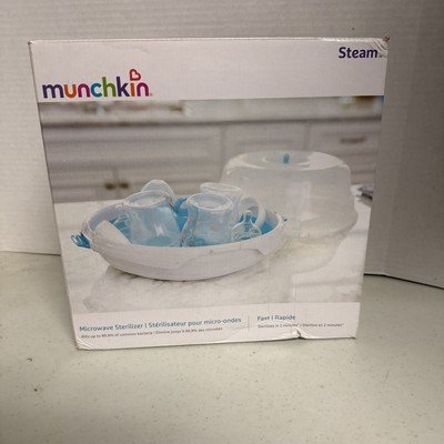 Munchkin Steam Guard Microwave Bottle Sterilizer, 11065 - Blue