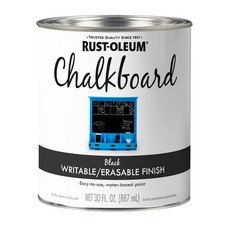 Rust-Oleum Specialty Chalkboard Paint Flat Black 30oz Brush-On Acrylic