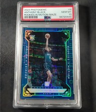 2023-24 Photogenic Rookies in Motion Maze Anthony Black RC 3/25 PSA 10 VN55