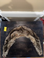 100 real fur scarf /brown fur neck wrap/women cape/shawl 32  