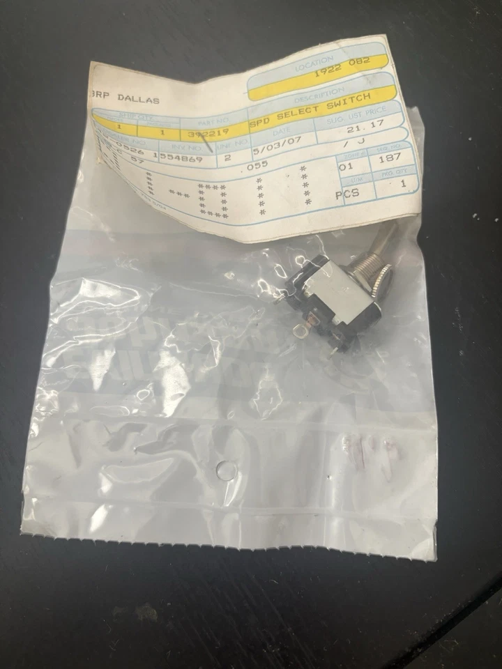 *NEW* Speed Selector Switch  Johnson Evinrude  Electric Trolling Motors 392219 - Image 3 of 4