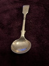 Silver plate electroplate vintage  antique small  spoon ladle