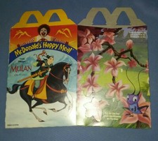Vintage McDonald's Disney's Mulan Happy Meal Box 1999 Horse