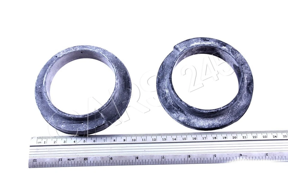 Almohadillas de resorte inferiores de puntal trasero originales BMW 5 6 7 serie 1987-2009 2 piezas 33531133671 Foto 2 de 3