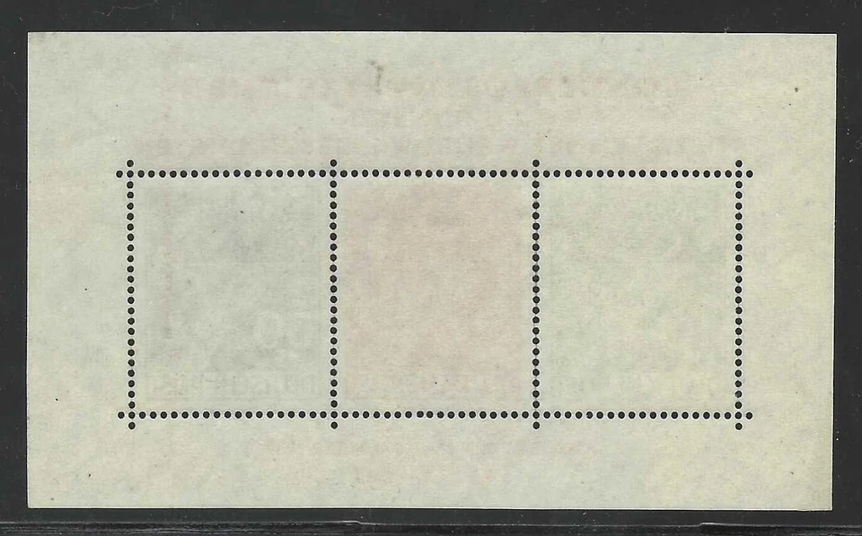 GERMANY 1949 SC. # 9NB1 - 9NB3 SOUVENIR SHEET OF 3 NEVER HINGED SUPERB - Image 2 of 2
