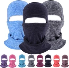 Balaclava Winter Fleece Face Mask Windproof Ski Neck Thermal for Women Kids Men