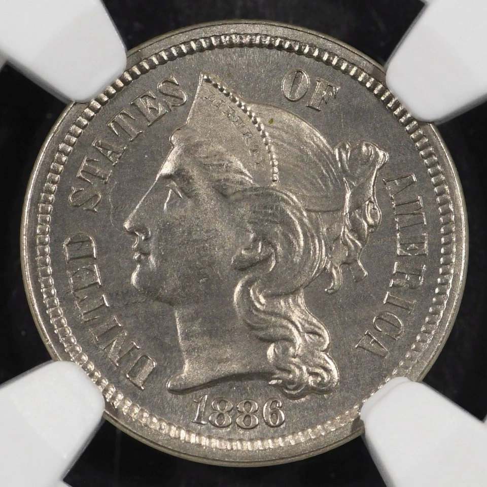1886 3C Nickel NGC PF63 3CN Proof Coin - Image 3 of 4