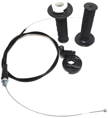 BIKE THROTTLE HANDLE GRIPS GRIP CABLE KIT FOR MINI BAJA MB165 MB200 DOODLEBUG