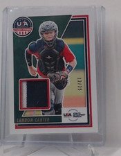 2022 USA STARS STRIPES LANDON CARTER ROOKIE AUTO PATCH ATHLETE DEVELOPMENT/25 PD