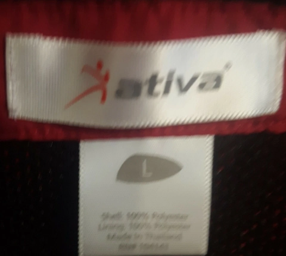 Chaqueta de golf Ativa para mujer talla grande frambuesa cremallera completa Foto 3 de 3