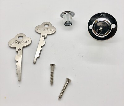S PARKER HARDWARE 2286 PCH KA / 2286PCHka (NEW IN BOX) Chrome Sliding ...