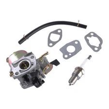 Carburetor Gasket Spark Plug Set Fit For Einhell BG-PM 46 S-HW SE Lawn Mower